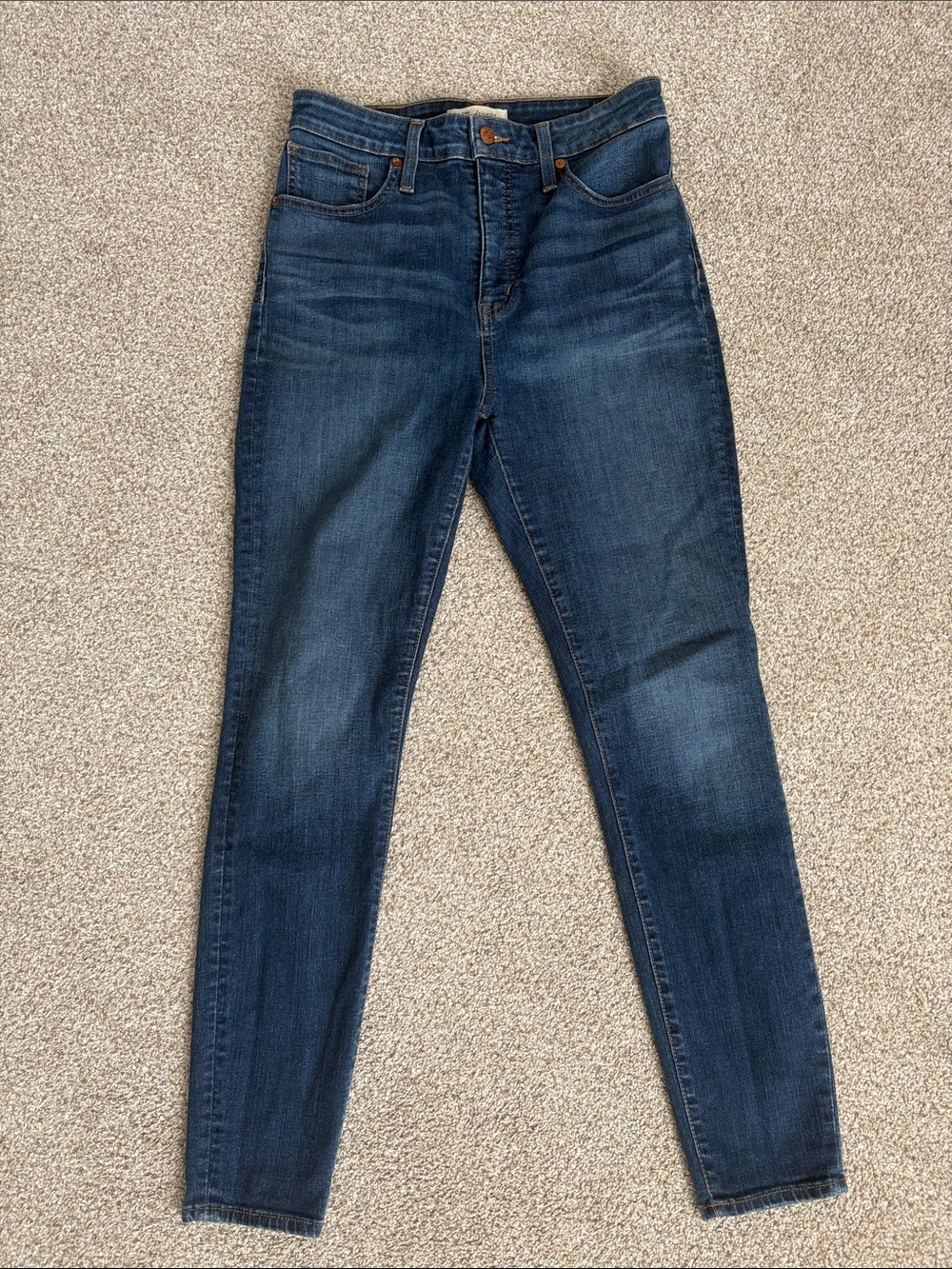 Madewell Indigo Wash High-Rise Skinny Jeans